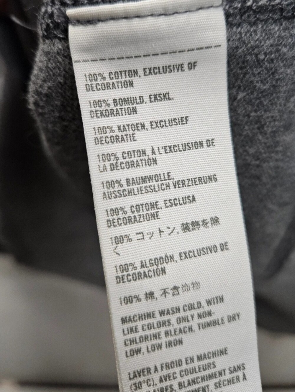 Vintage Hollister XL mens/unisex grey pullover henley sweatshirt - Picture 7 of 7